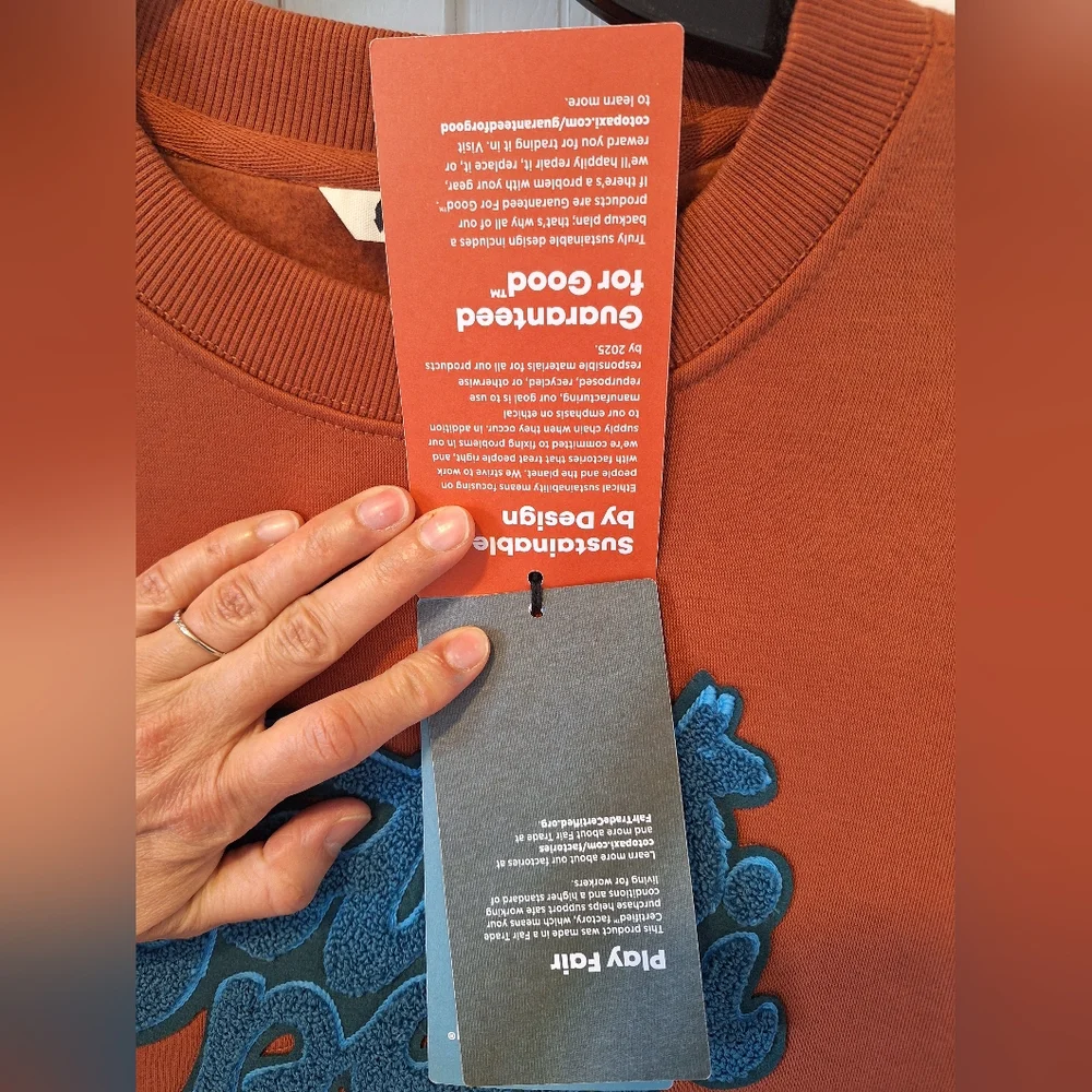 Cotopaxi Sweatshirt Womens Crew Neck Pullover Organic - Picture 14 of 16